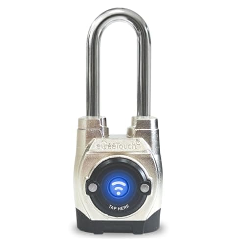 eGeeTouch 5th Gen Outdoor Smart Padlock (Long Shackle)