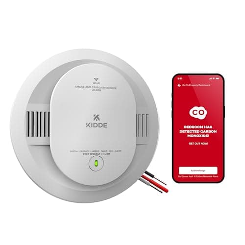 Kidde App Enabled Smart Smoke & CO Alarm, Hardwired