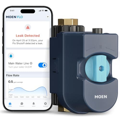 Moen Flo Smart Water Shutoff (3/4 in., 900-001)
